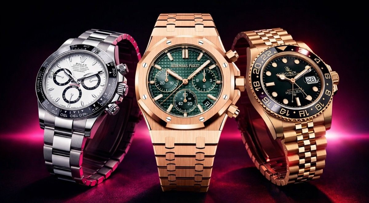 Luxury Watches Collection - Patek Philippe, Audemars Piguet, Rolex